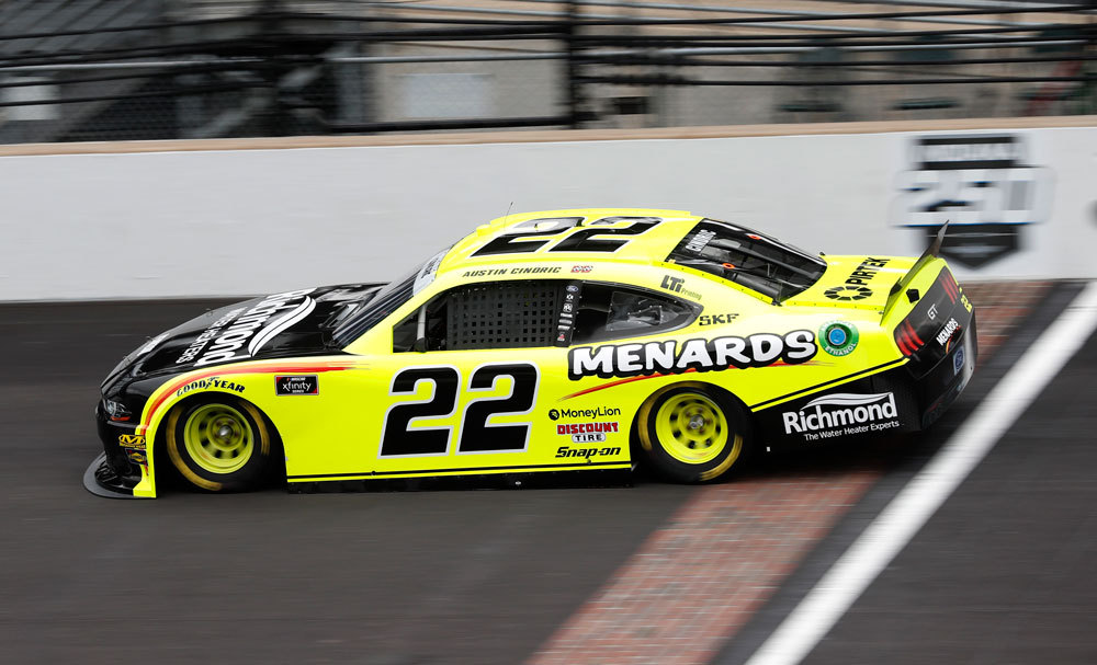 Team Penske NASCAR Xfinity Race Report - Indiana