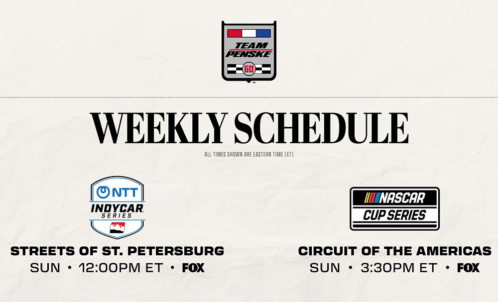 Tune In St. Pete INDYCAR and COTA NASCAR