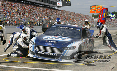 Keselowski Scores Top-5 Finish After Starting from Pole